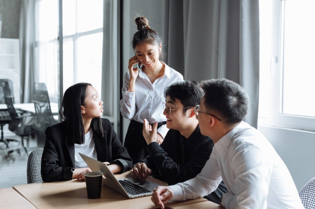 setting up a private limited company a group of professionals having discussion together